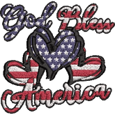 God-Bless-America - Embroidery Design - FineryEmbroidery